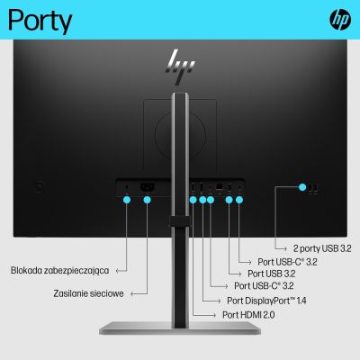 3. HP E-Series Monitor E27k G5 4K USB-C