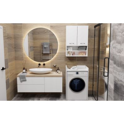 7. SZAFKA NA PRALKE POLA NP BIEL