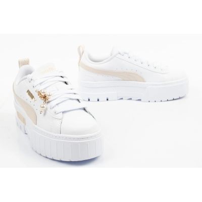 8. Puma buty sportowe damskie sneakersy Mayze Coquette białe platforma