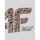 6. T-shirt regular z nadrukiem damski 4F 4FRSS26TTSHF4422-12S