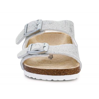 3. Kalpki Birkenstock Arizona Kids 1022230 Cosmic Sparkle White 