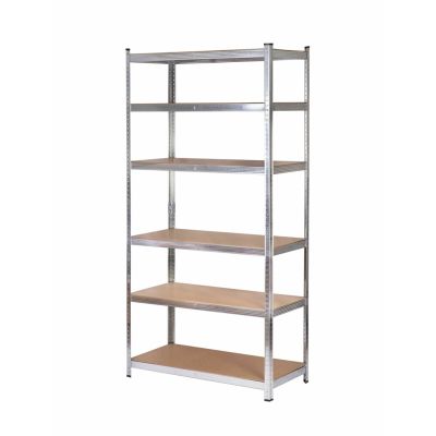 3. Regał AW 6 półek 225x90x50 nośność 300kg / 6,0mm - wciskany szybki montaż