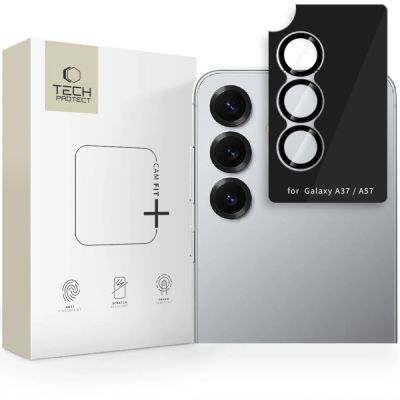 Osłona aparatu Tech-Protect Camring Fit+ na Samsung Galaxy A37 / A57 5G - czarna