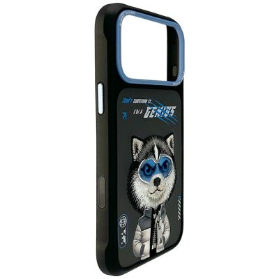 2. Etui Nimmy Cool&Cute 2.0 Wolf na iPhone 17 Pro - czarne