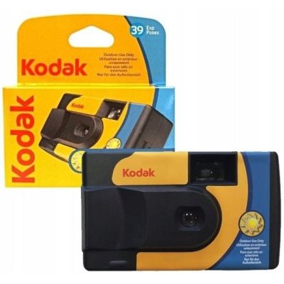 Kodak DAYLIGHT Aparat Fotograficzny Jednorazowy z filmem kolorowym 39 zdjęć. Bez wbudowanej lampy błyskowej. Analogowa fotografia.