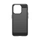 2. Elastyczne etui wzór karbon do iPhone 15 Pro Carbon Case - czarne