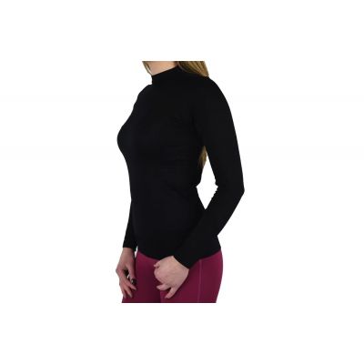 2. Koszulka GymHero Longsleeve Seamless W 766-BLACK