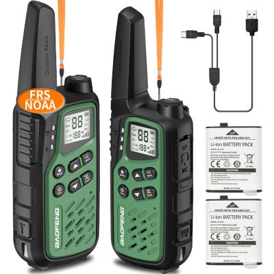 7. Krótkofalówka Baofeng BF-T25E zielona, 2 sztuki