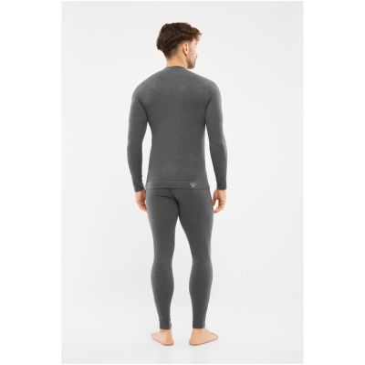 Bielizna męska VIKING Tende Man Longsleeve PrimaLoft Cashmere szara   XXXL