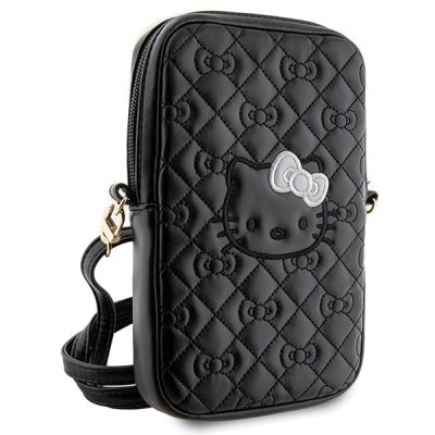 3. Torebka Hello Kitty Quilted Bows Strap - czarna