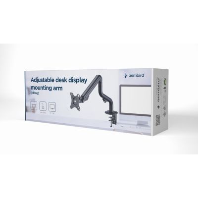 3. GEMBIRD BIURKOWE REGULOWANE RAMIĘ/UCHWYT NA MONITOR 17-32, VESA 100X100MM, DO 8 KG