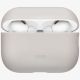 3. Etui UNIQ Lino Silicone na AirPods Pro - beżowe
