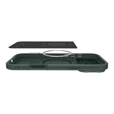 8. Etui Spigen Optik Armor MagSafe na iPhone 17 Pro Max - zielone