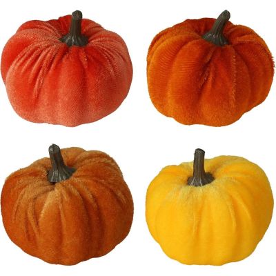 11. FIGURKA DEKORACYJNA DYNIA HALLOWEEN 4SZT