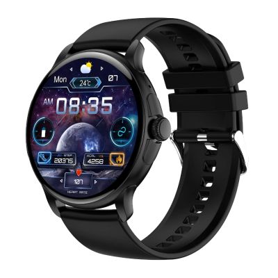 3. Smartwatch Damski Rubicon RNCF35 BLACK Bransoleta + Pasek