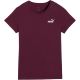 2. Koszulka damska Puma ESS Small No.1 Logo Tee(s) burgundowa 682373 24