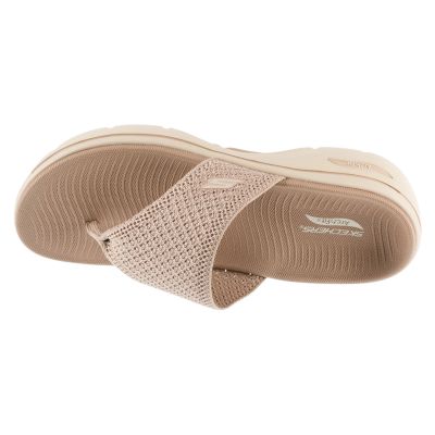 3. Skechers Go Walk Arch Fit 2.0 Sandal - Carrie 140861-TPE Beżowe 36