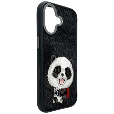 5. Etui Nimmy Big Eyed Pet 2.0 Panda do iPhone 17 - czarne