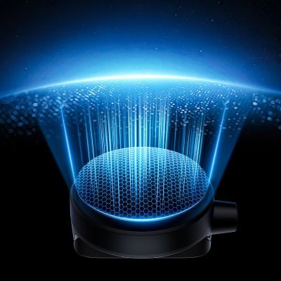 9. Lusterko wsteczne Baseus SafeRide Series z młotkiem bezpieczeństwa - czarne