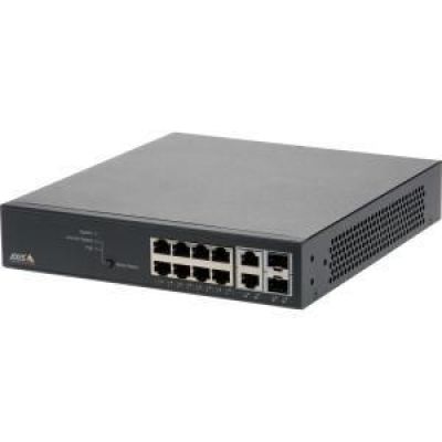 2. Axis 01191-002 przełącznik sieciowy Zarządzany Gigabit Ethernet (10/100/1000) Obsługa PoE Czarny
