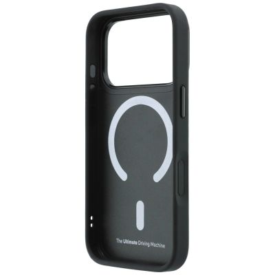 7. Etui BMW Kevlar Ring Stand 360 MagSafe na iPhone 18 Pro / 17 Pro - czarne