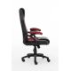 3. Raptor Gaming 437764 fotel do gry Fotel dla gracza Obite siedzisko Czarny, Czerwony