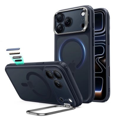 Etui ESR Classic Hybrid Kickstand MagSafe na iPhone 18 Pro / 17 Pro - granatowe