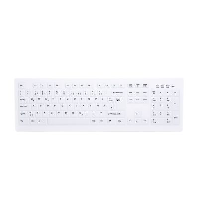 2. CHERRY AK-C8100F-FU1-W/GE klawiatura Biuro RF Wireless QWERTZ Niemiecki Biały