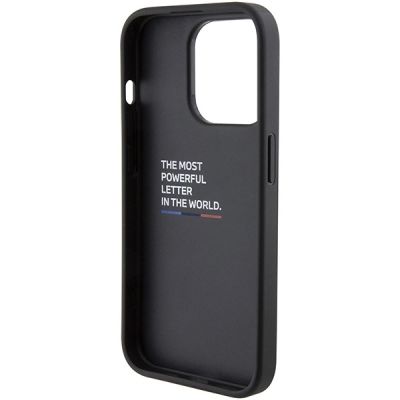 8. Etui BMW M Grip Stand Bicolor na iPhone 15 Pro - granatowe