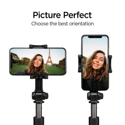 20. Selfie stick Spigen S540W Bluetooth z tripodem - czarny