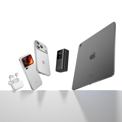 5. Powerbank Cuktech PB1055 55W 10000mAh - szary