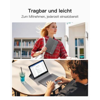 7. inateck Keyboard Tablet QWERTZ gray