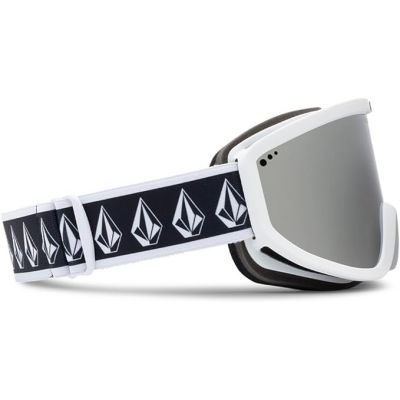 5. Gogle snowboardowe Volcom FOOTPRINTS WHITE RERUN/SILVER CHROME lustra srebne  (VG0622316)