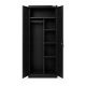 3. Iron Mate Szafa Gospodarcza Metalowa SATURN 185x90x45 Czarna RAL9005