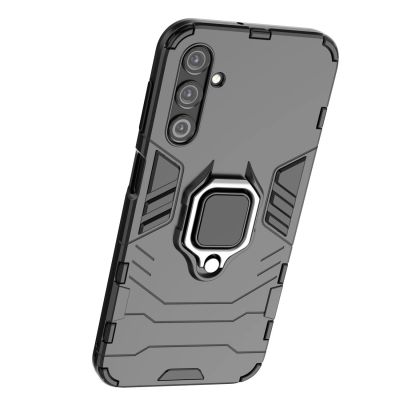 13. Ring Armor etui do Samsung Galaxy A24 4G pancerny pokrowiec uchwyt magnetyczny ring czarne