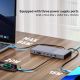 17. Unitek Potrójna stacja dokująca USB4 40Gb/s,zasilacz 120W
