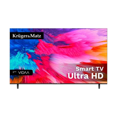 10. KRUGER&MATZ TELEWIZOR LED 55" UHD VIDAA, DVB-T2/S2/T/C H.265 HEVC KM0255UHD-V3