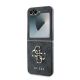 6. Etui Guess Leather 4G Metal Logo na Samsung Galaxy Z Flip 6 - czarne