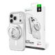 Etui AMAZINGTHING Titan Pro Lens Ring Set na iPhone 18 Pro z osłoną aparatu i ringiem magnetycznym kompatybilne z MagSafe - przezroczyste