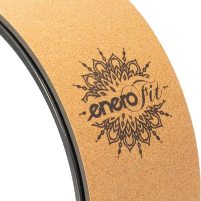 10. KORKOWE KOŁO DO ĆWICZEŃ JOGI 33x13CM ENERO FIT