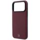 6. Etui Mercedes Leather Semi Wrap Iconic Line MagSafe do iPhone 18 Pro Max / 17 Pro Max - burgundowe