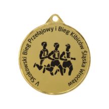 Medal stalowy grawerowany laserem- RMI