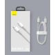 22. Kabel Baseus CATLGD-A02 Lightning - USB-C PD 20W 480Mb/s 2m - biały