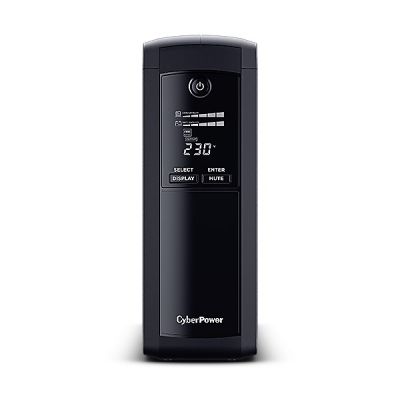 2. CyberPower VP1600ELCD zasilacz UPS Technologia line-interactive 1,6 kVA 960 W 5 x gniazdo sieciowe