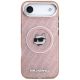 3. Etui Karl Lagerfeld IML Choupette Head Logo MagSafe na iPhone 17 Air - różowe