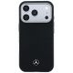 3. Etui Mercedes Leather Semi Wrap Wood Effect MagSafe na iPhone 17 Pro - czarne