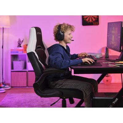 8. Fotel gamingowy TRUST GXT703W RIYE GAMING CHAIR WHITE