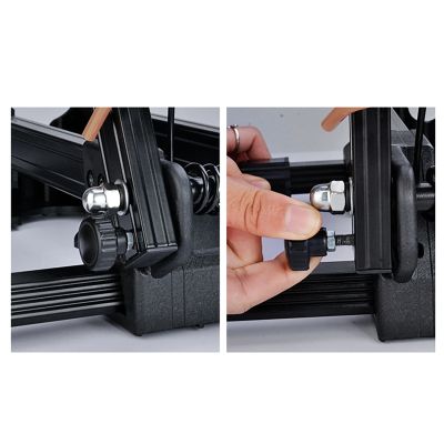 6. Stojak rowerowy Rockbros T30 składany na przednie lub tylne koło kompatybilny z kołami 24-27,5 cala oraz 700C - czarny