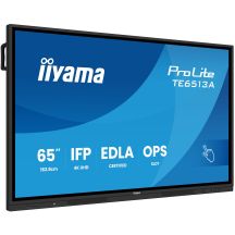 iiyama TE6513A-B2AG signage display Interaktywny płaski panel 163,8 cm (64.5") Wi-Fi 500 cd/m2 4K Ultra HD Czarny Ekran dotykowy Procesor wbudowany Android 24/7