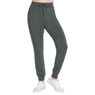 Skechers Skechluxe Elevate Jogger Pant PT149-GNBK Zielone L